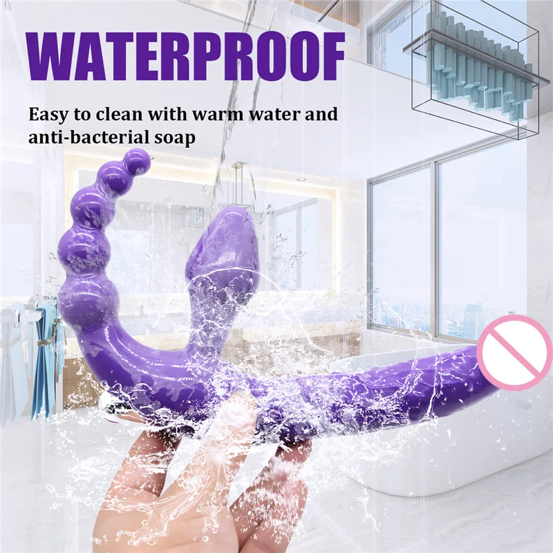 Double Penetration Vibrating Strap On Dildo Double Penetration Vibrating Strap On Dildo