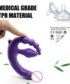 Double Penetration Vibrating Strap On Dildo