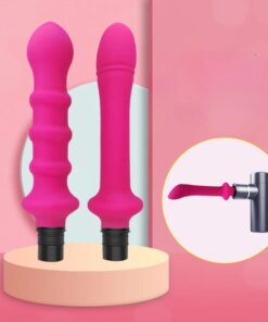 Fascia Gun Silicone Massage Head Adult Product Modified Replacement Head Adult Toys Sex Dildo Vibrator Consolador for Female