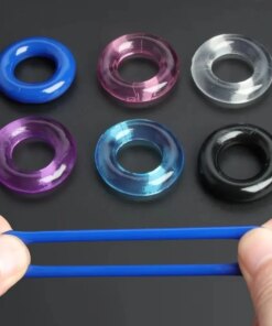 6 Pcs Cock Ring for Men Delay Ejaculation Silicone Penis Ring Set Adult Product Male Rings Lasting Erection Sex Toys for Couple