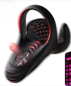 Vibrating Cock Ring Sex Toys for Men Penis Ring Vibrator with 10 Vibrations APP Control Male Sex Toy for Men Couple