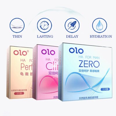 Erotic Condoms 3PCS Ultrathin Sex Toys Dotted Granular Sex Accessories Tight Waist Penis Sleeve for Men Delay Ejaculation Orgasm